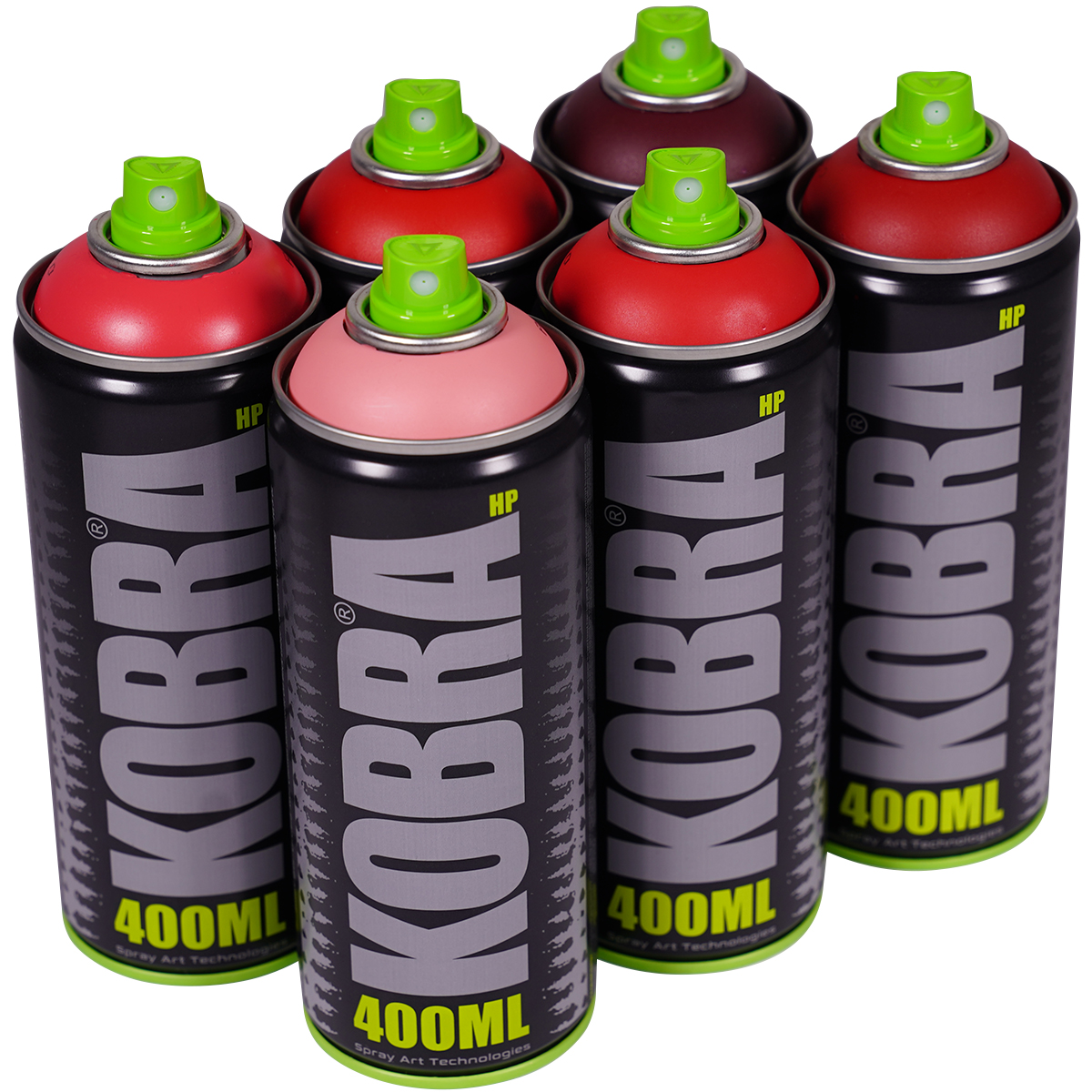 Kobra "New HP Red Tones Sixpack" (6x400ml)