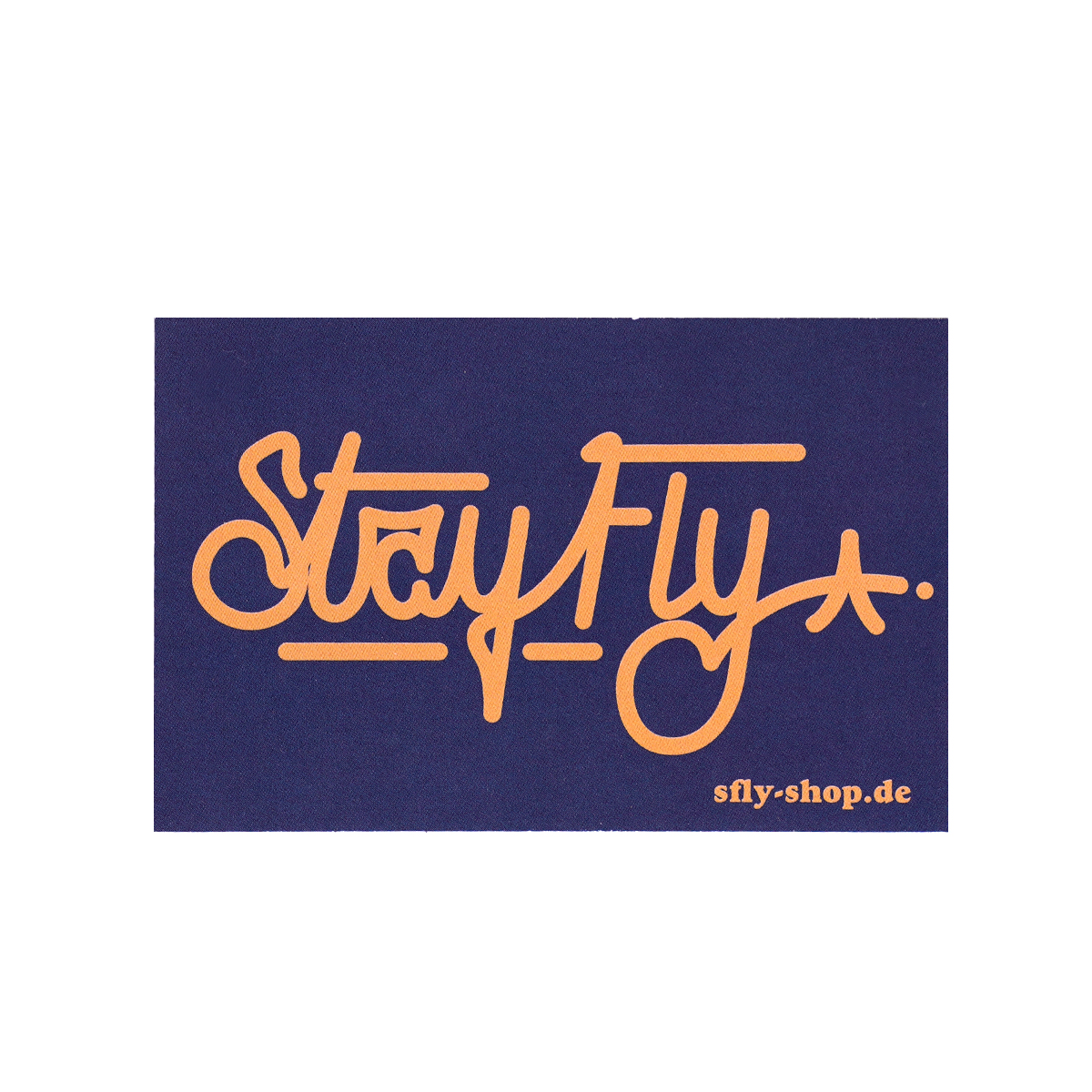 Super Deal "S-Fly Blue Orange" Sticker (5,5x8,5cm)
