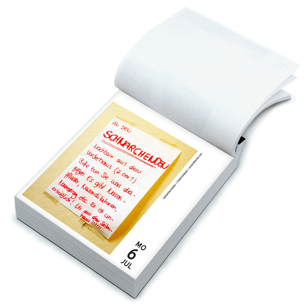 Kalender "Notes of Berlin 2026"