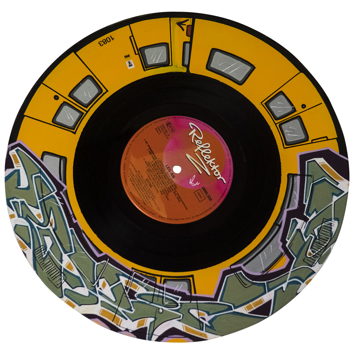 "Epik Schallplatte 2017" 31x31cm