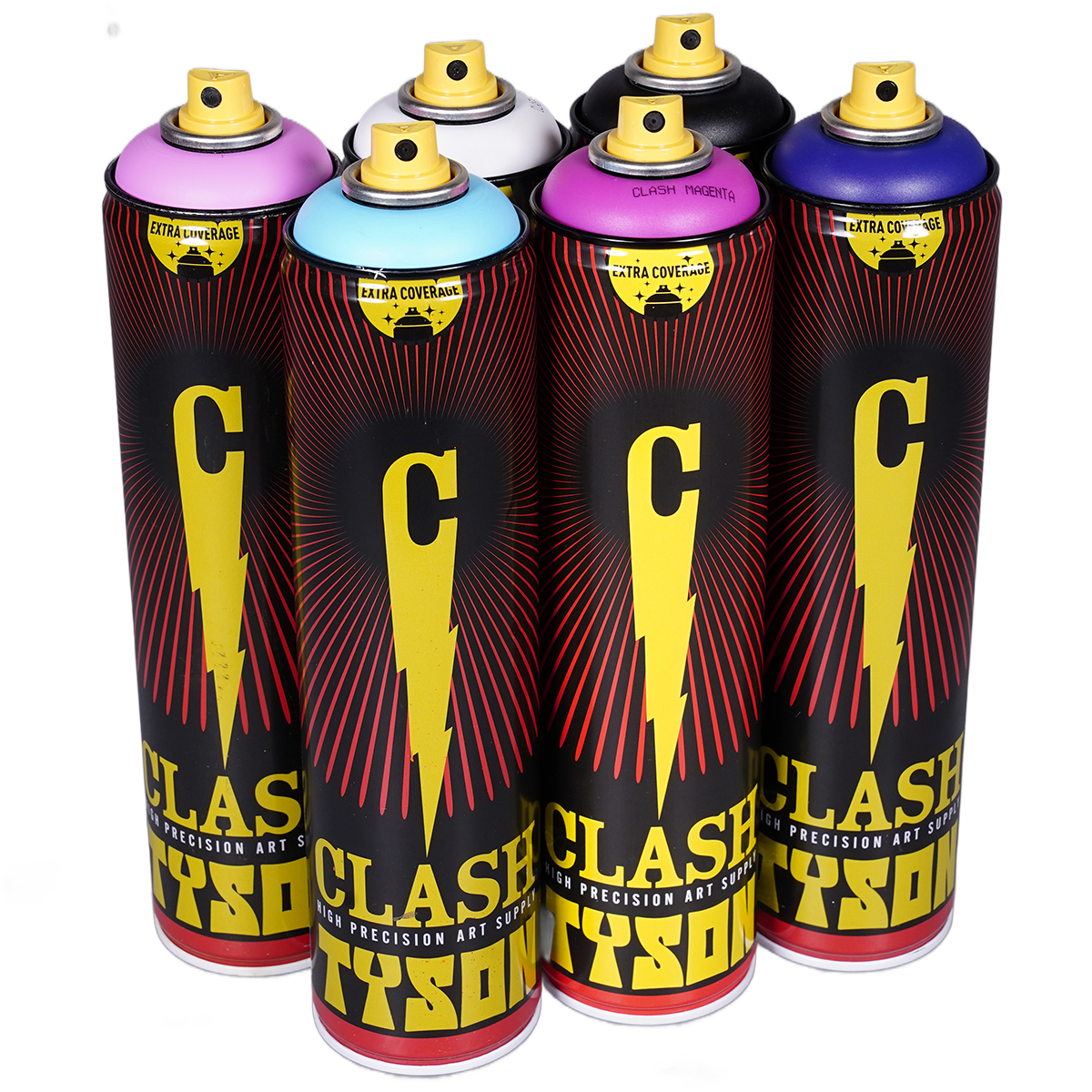 Clash Paint "Tyson Sixpack - Purple Pink" (6x600ml)