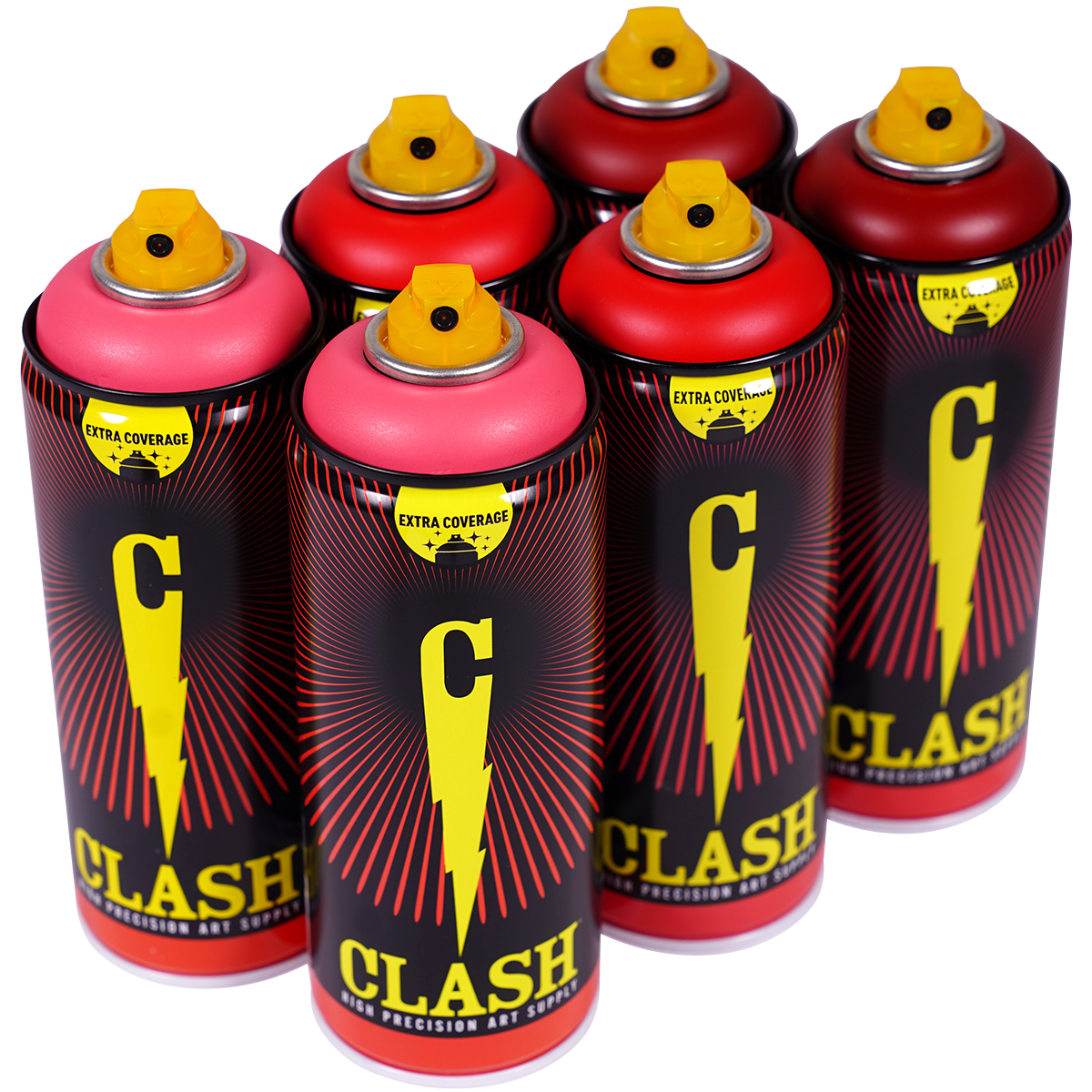 Clash "Paint Multi Color Sixpack Burning Tones" (6x400ml)