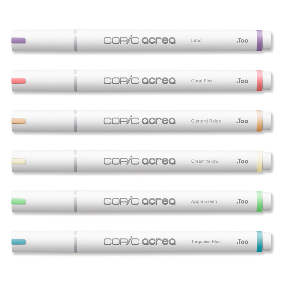 Copic "acrea Light 6er Set" Acrylmarker (0,8mm)