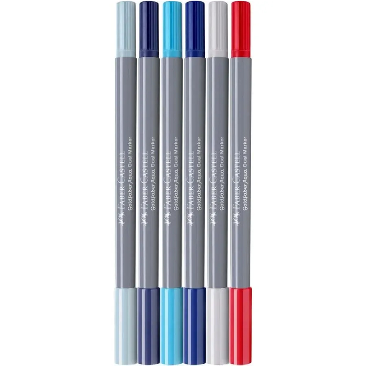 Faber-Castell "Goldfaber Dual Marker Sea" 6er Lettering Set