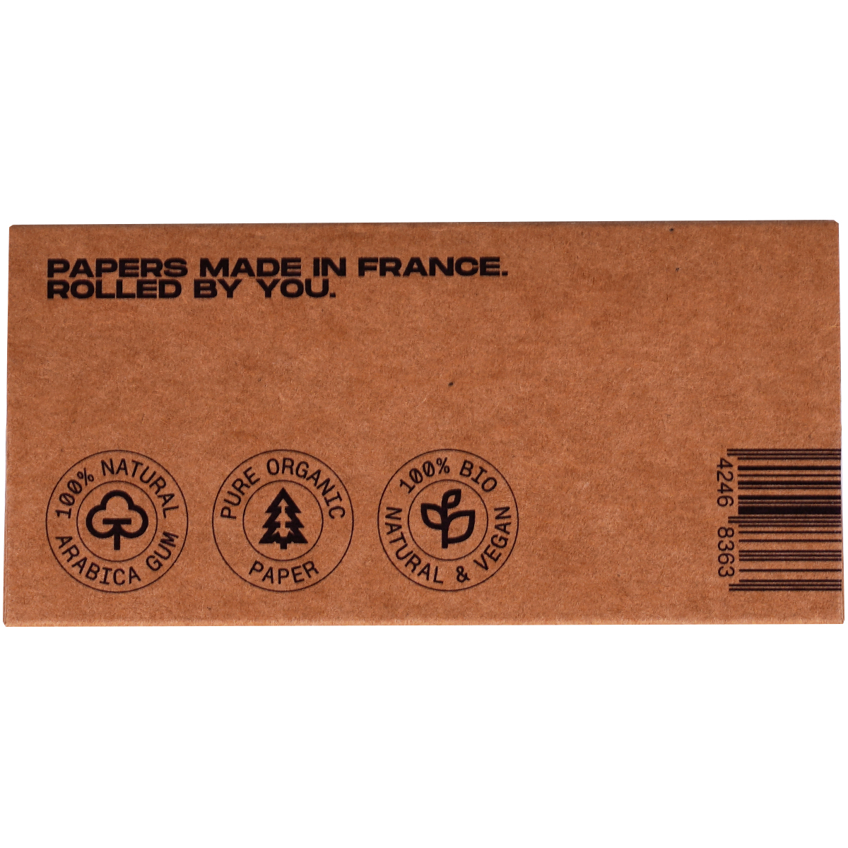 THCREW Papers "King Size Slim + Tips Unbleached" Kombipack (32 Papers + 32 Tips)