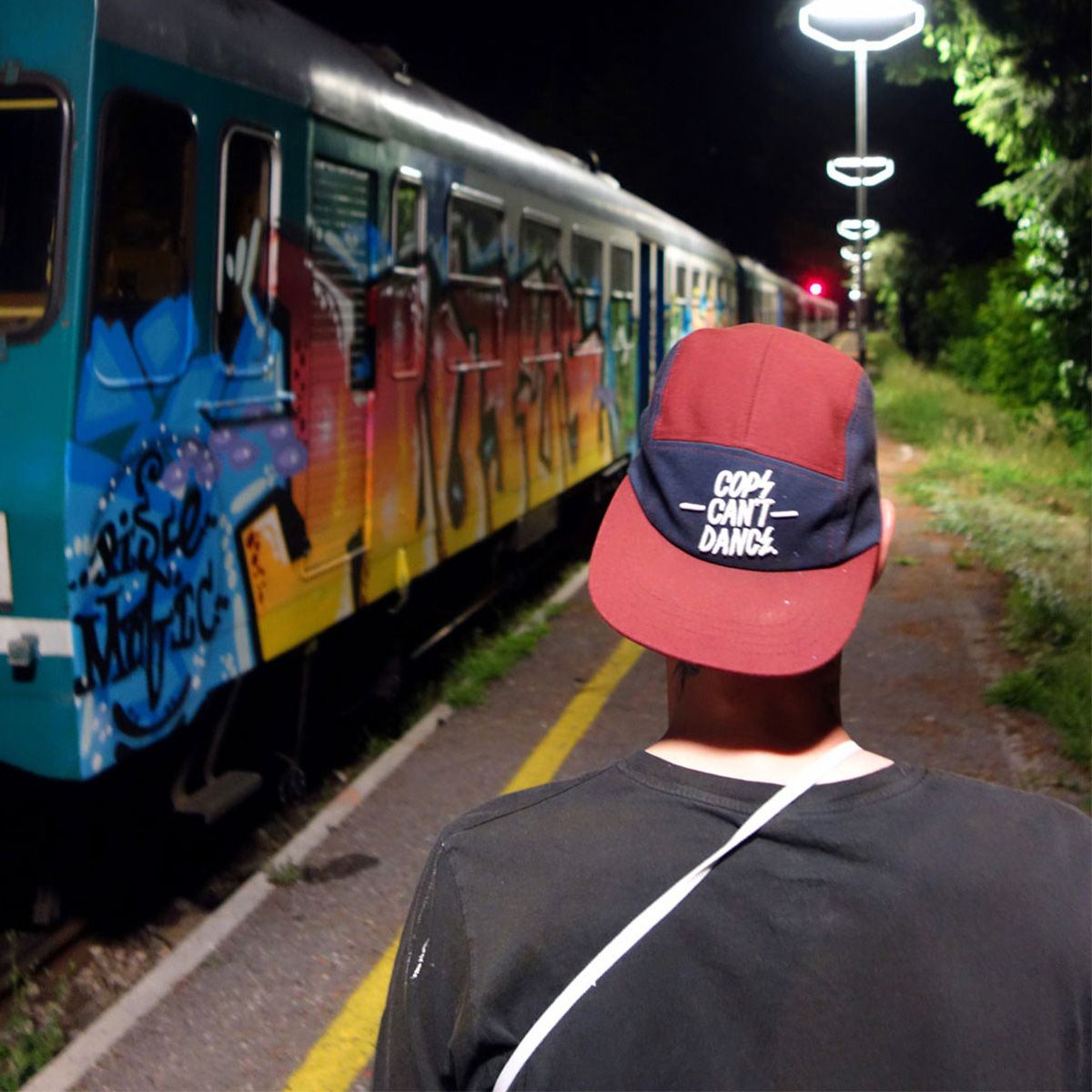 Mr. Serious "Cops Can't Dance Cap" Red/Blue