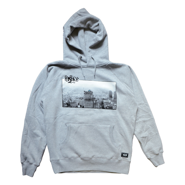 1UP Hoodie "Bangkok" Heather Grey