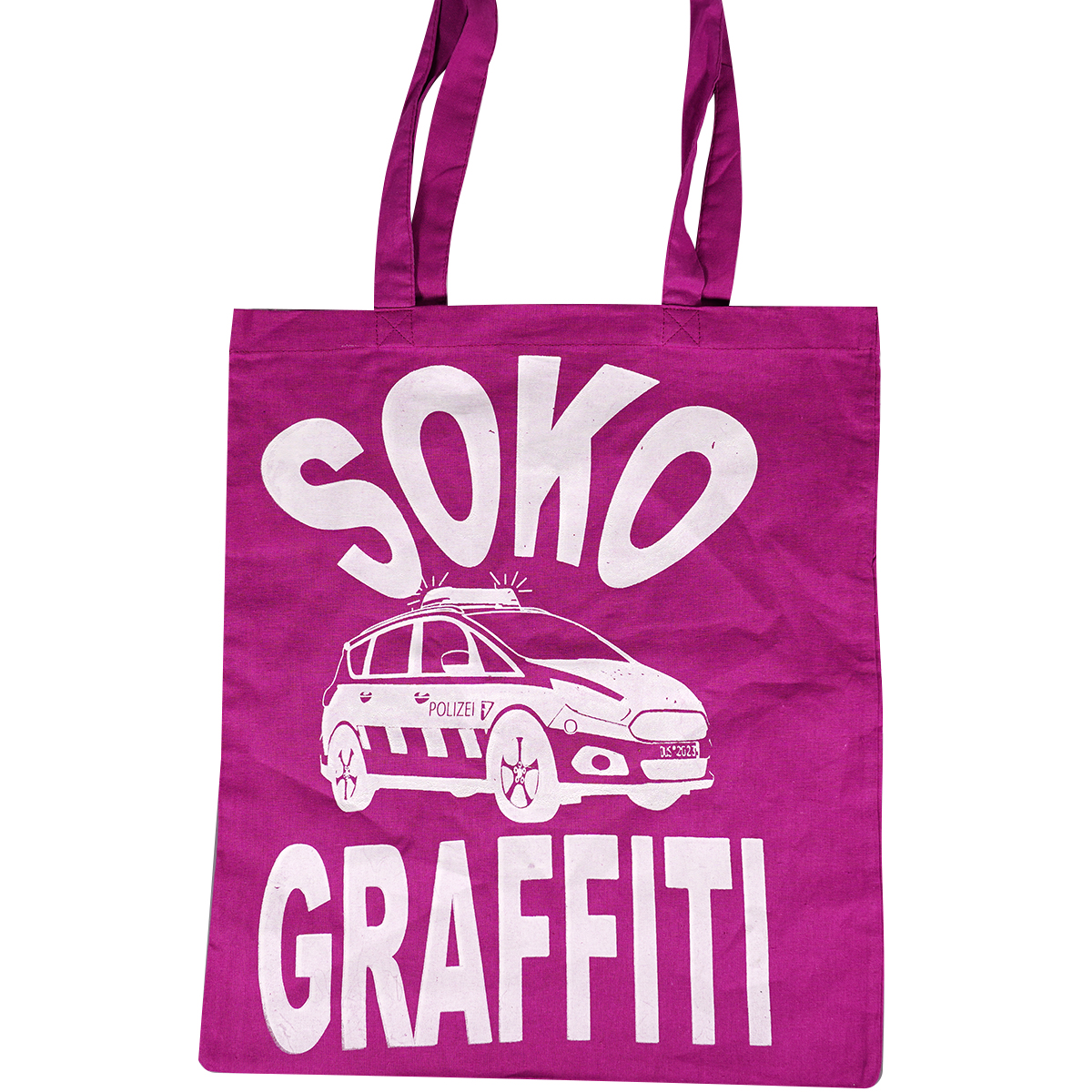 Graffiti DUS "Jutebeutel SOKO Graffiti" - Purple/White
