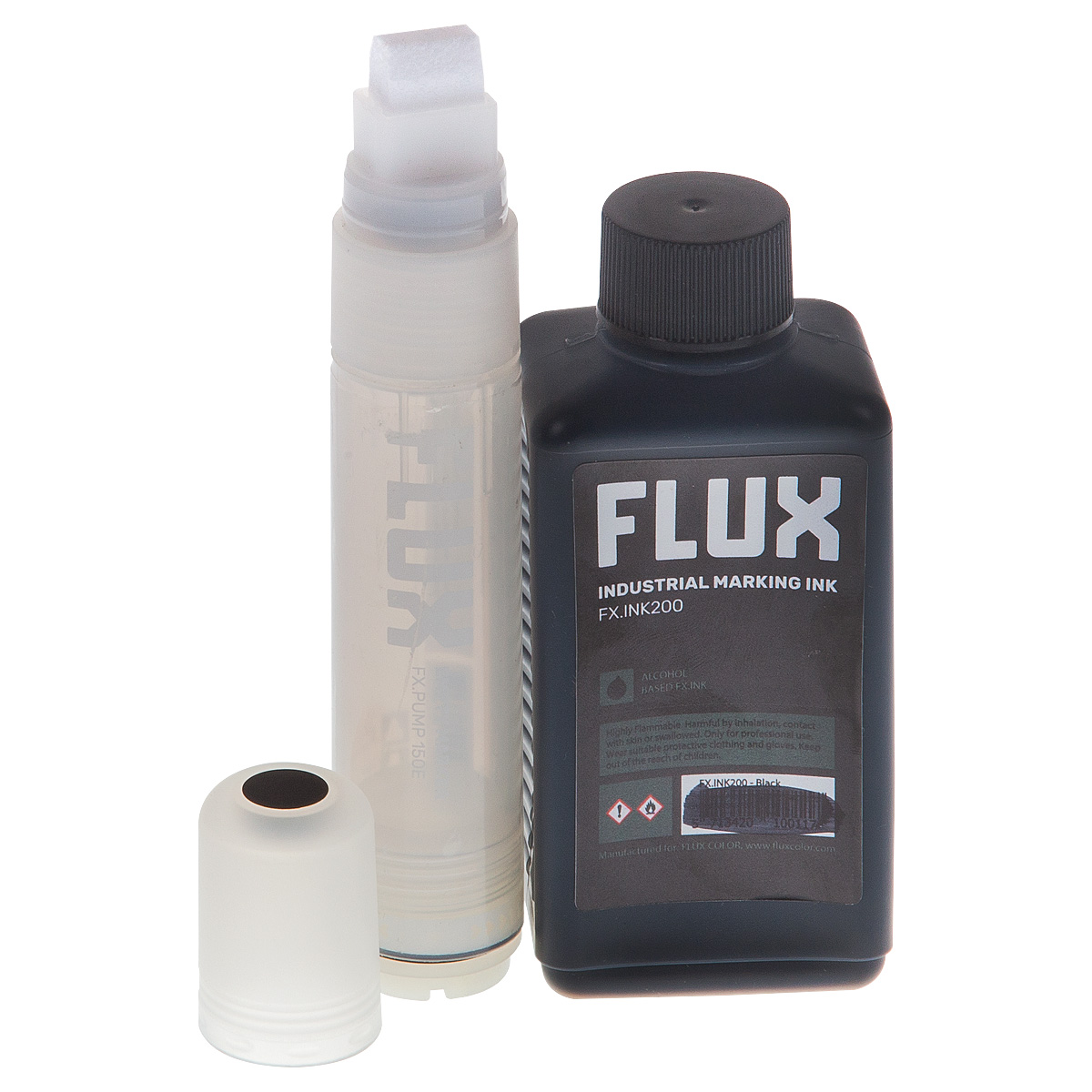 Flux FX.INK200 inkl. FX.PUMP 150E Leermarker (15mm)