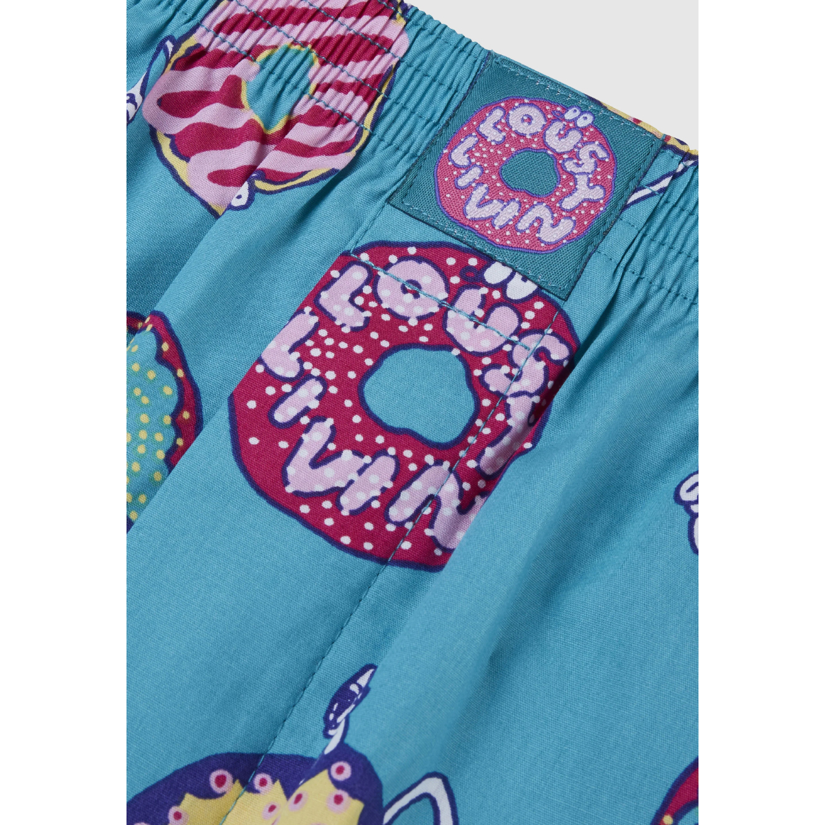 Lousy Livin Boxershorts "Donut 2er Pack" Jade/Liberty