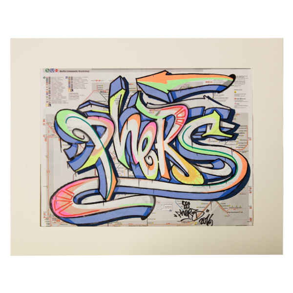 "Phers - Skizze VI (Original & in Passepartout)" 40x50cm