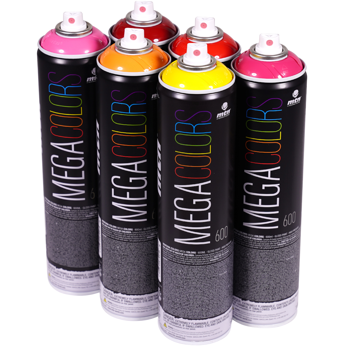 MTN "Mega Colors - Mix Color Set 5" (6x600ml)