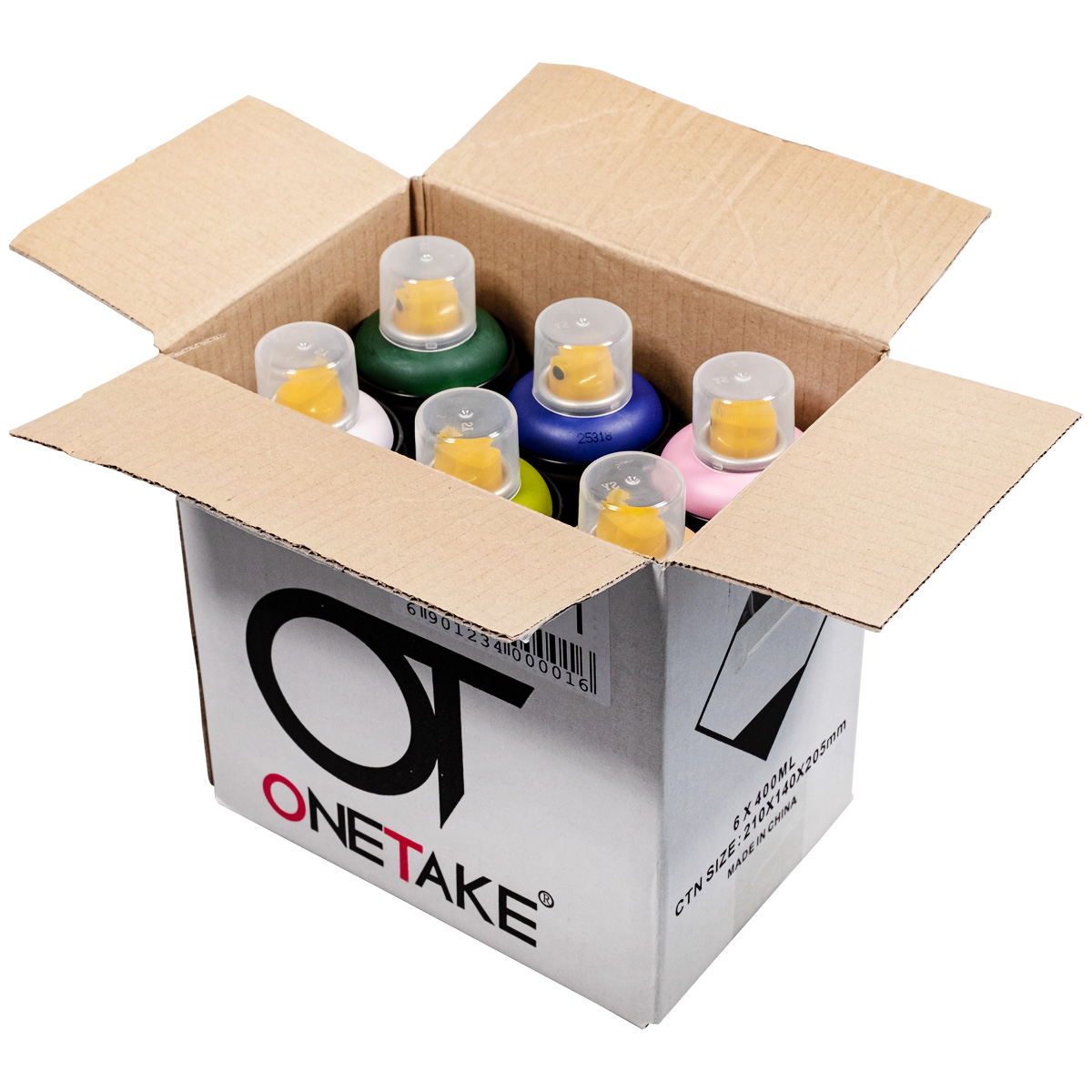 OneTake Paint "Random Tone Sixpack" (6x400ml)