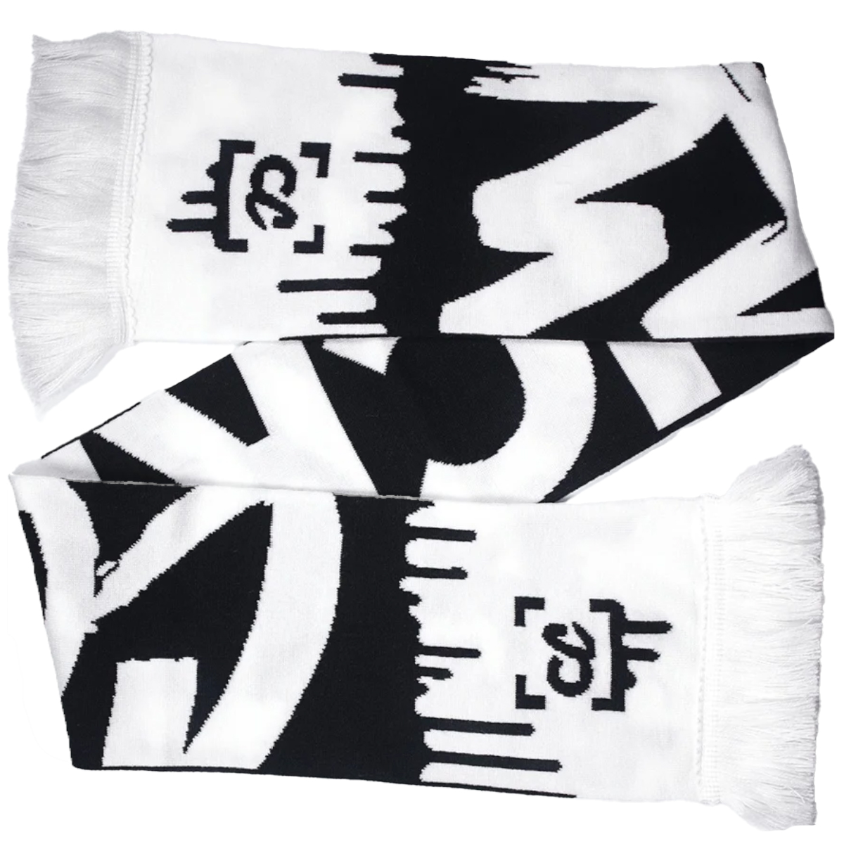 Betonat Schal "Concrete Couture Drip Scarf" White (145x38cm)