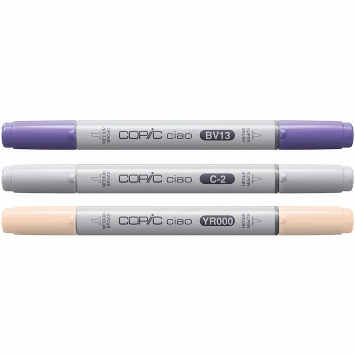 Copic "Ciao Serene Palette 3er Set" (1,0mm + 6,0mm)
