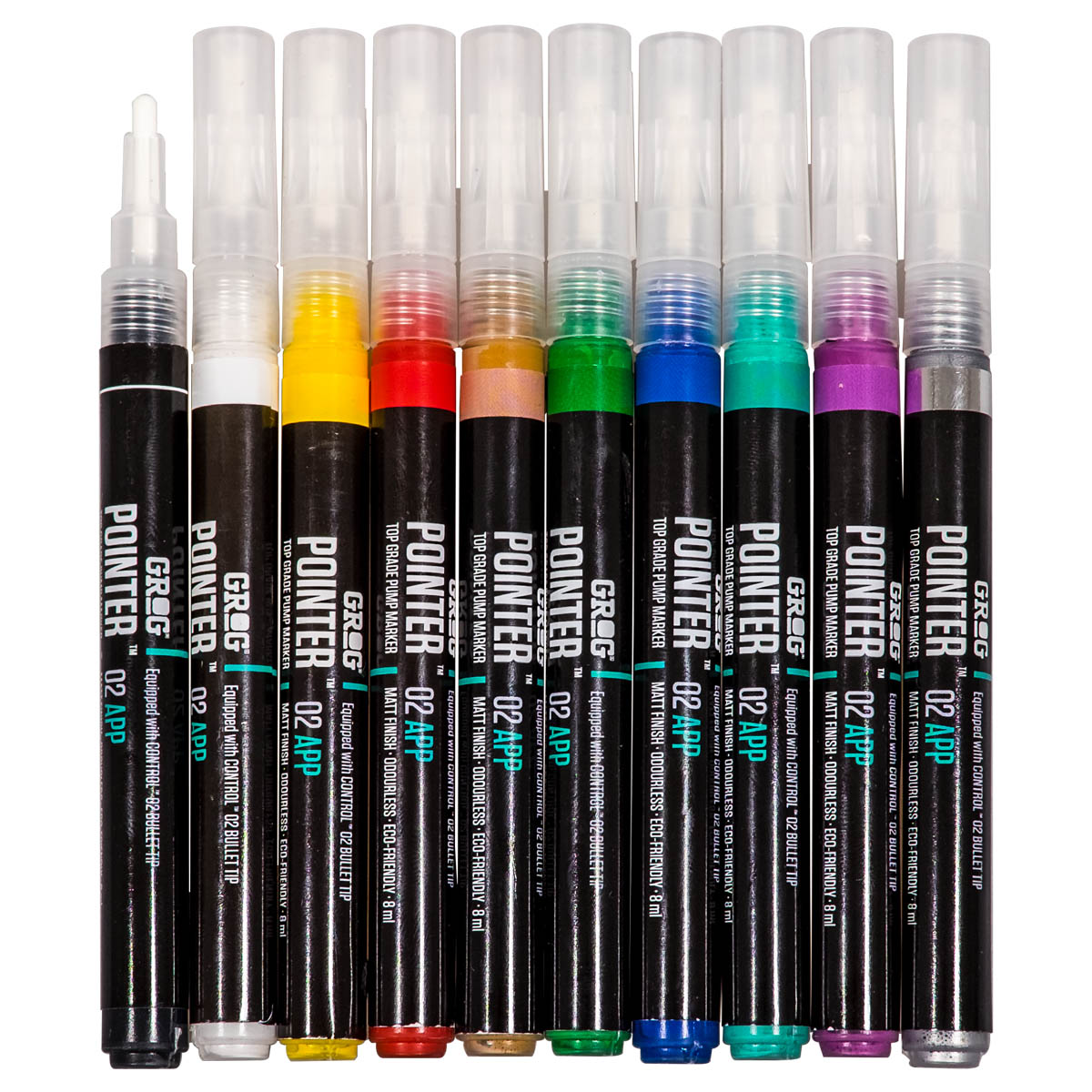 Grog "Pointer 02 APP Marker 10er Set" (2mm)