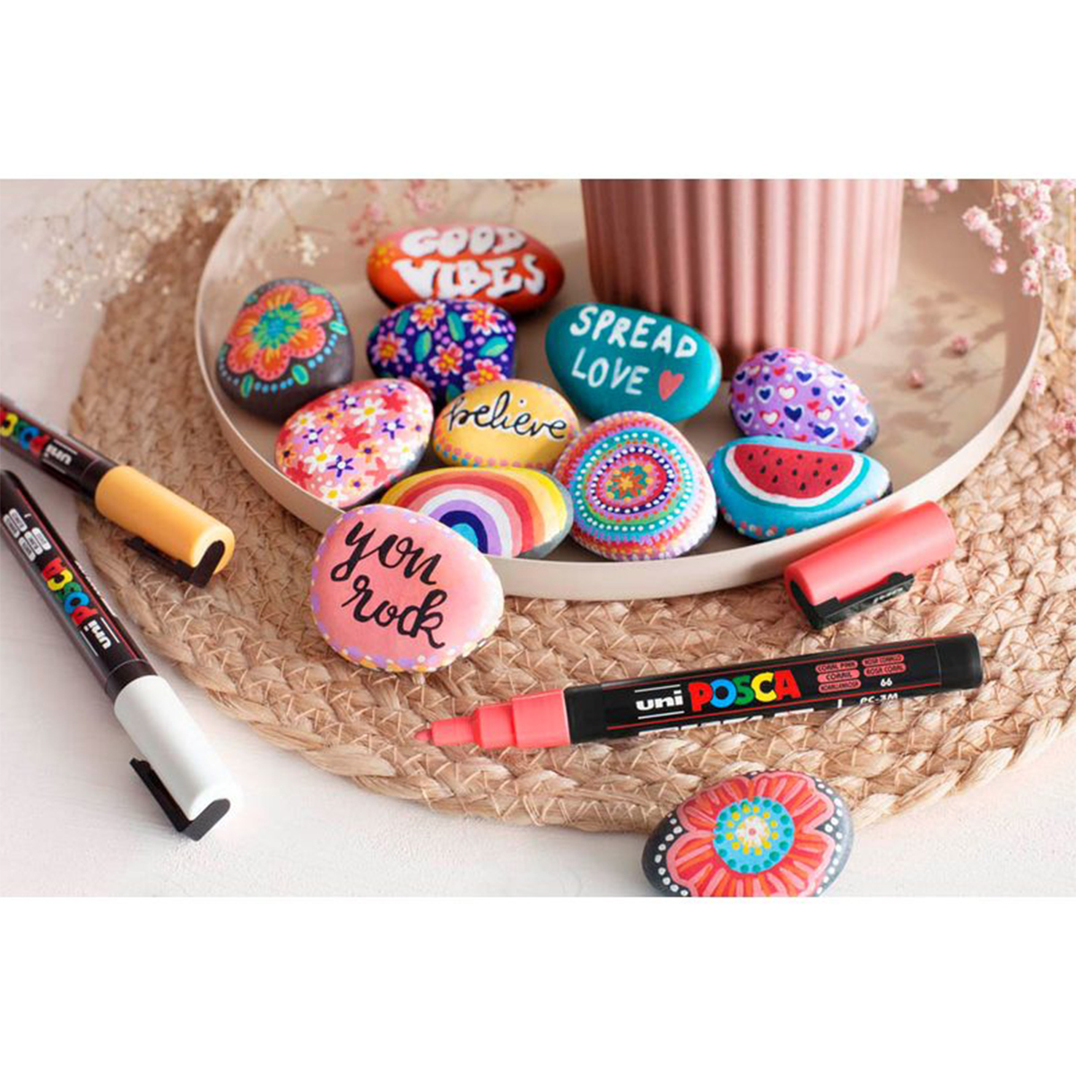 Uni Posca "Uni-ball POSCA Marker Metalletui DIY" Marker 20er Set