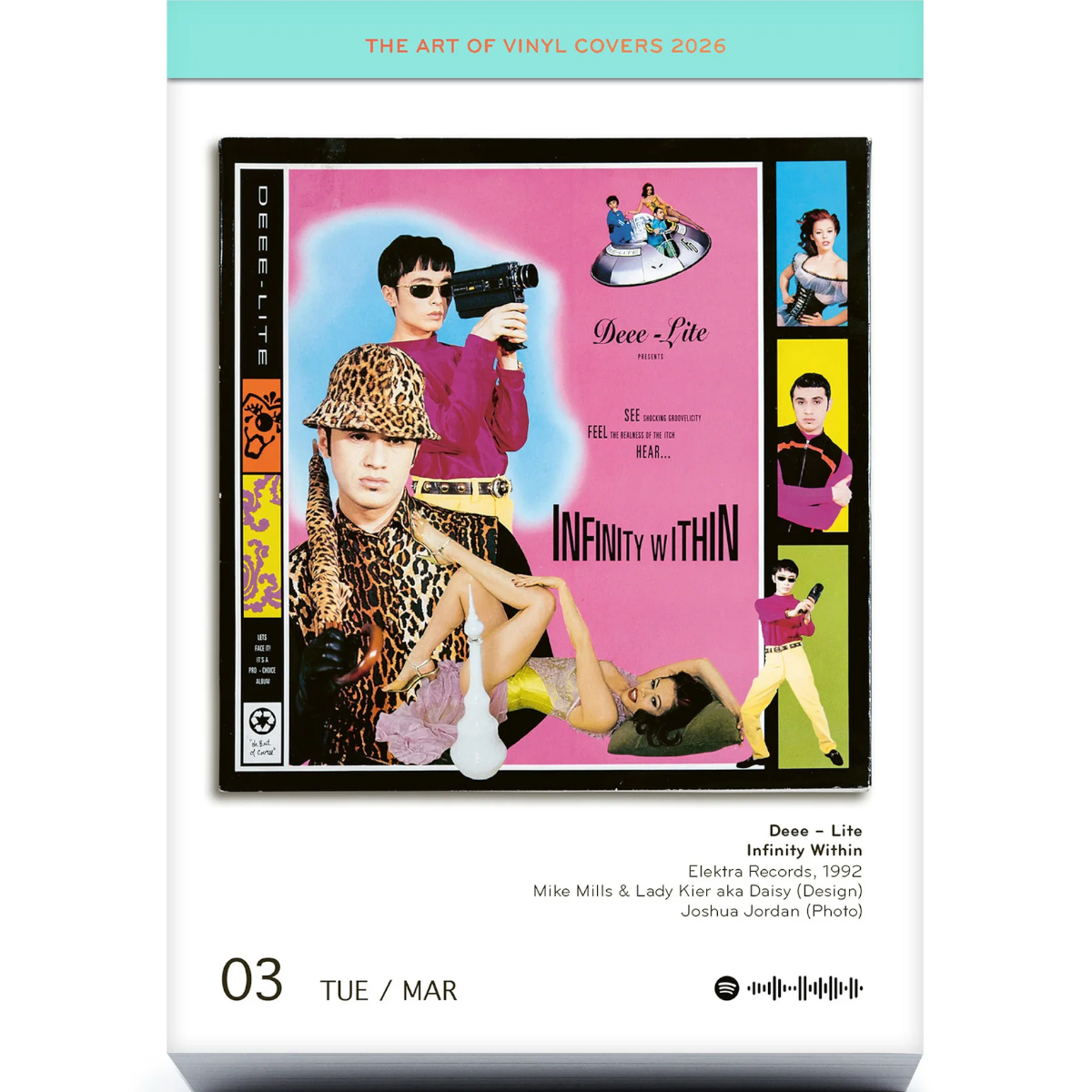 Kalender "The Art of Vinyl Covers 2026"