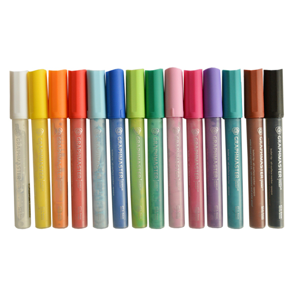 Graphmaster "Acrylic Paint Marker 14er Set" (2-3mm)