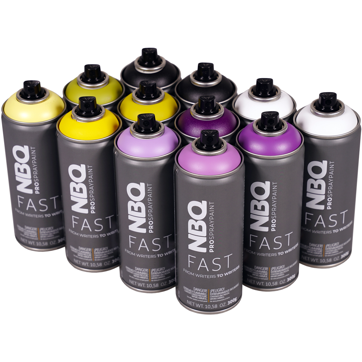 NBQ "New Fast" 12er Box Yellow Violet (12x400ml)