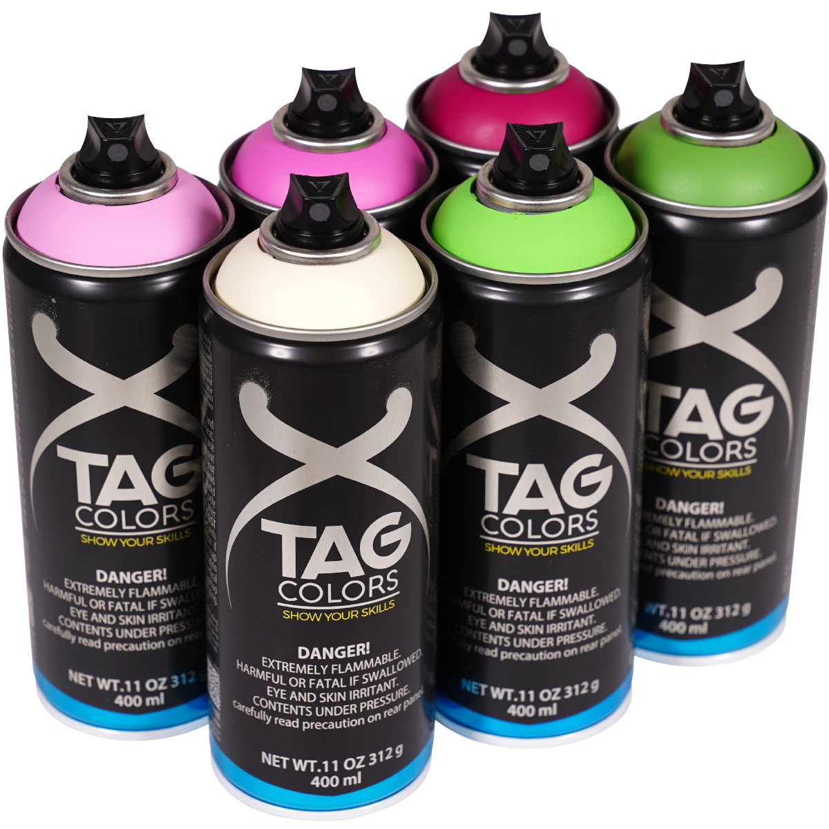 TAG Colors "Show Your Skills - Berry Fields Sixpack" (6x400ml)