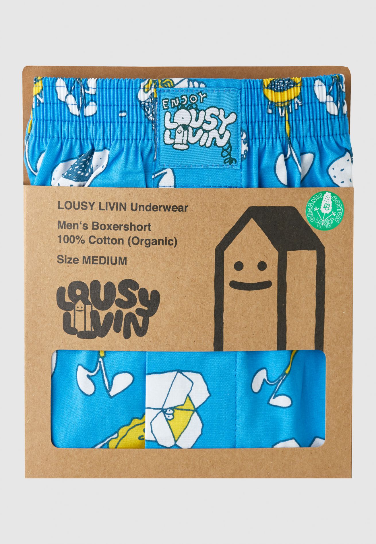 Lousy Livin Boxershorts "Lunchbox" Blue