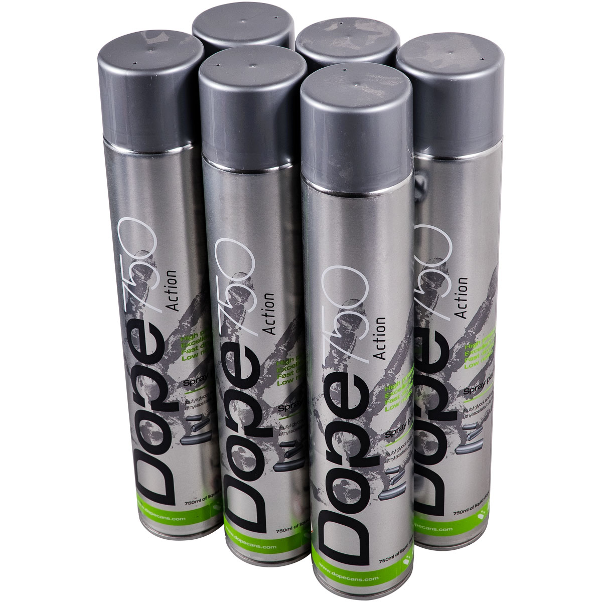 Dope "Action Paint Maxi One Color Sixpack - Chrome" (6x750ml)