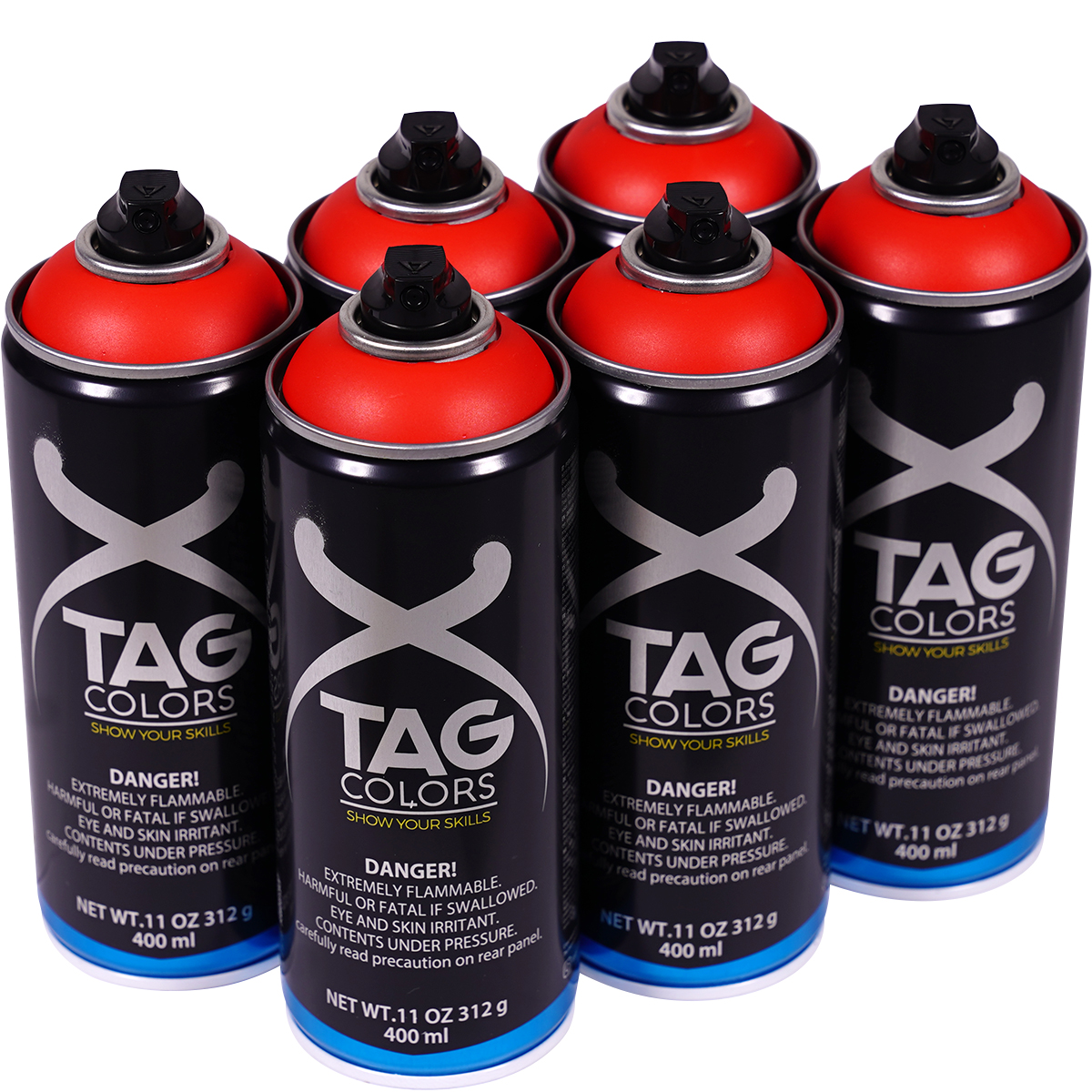 TAG Colors "Show Your Skills - Gundam Red Sixpack" (6x400ml)