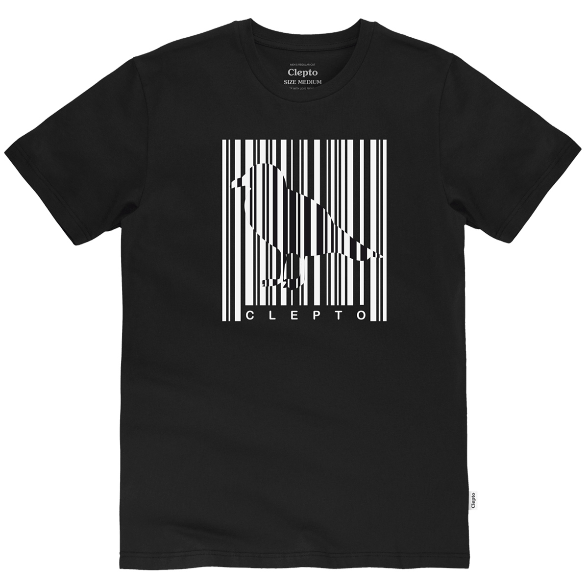 Cleptomanicx T-Shirt "Barcode Gull" Black