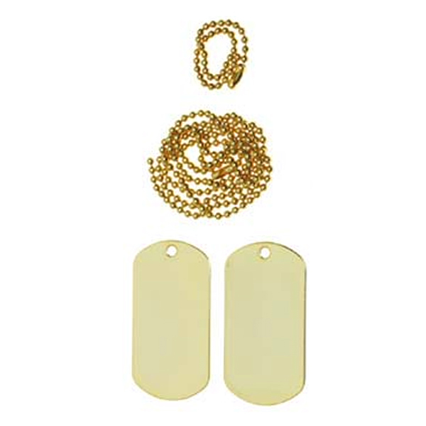 "US Dogtag" Gold