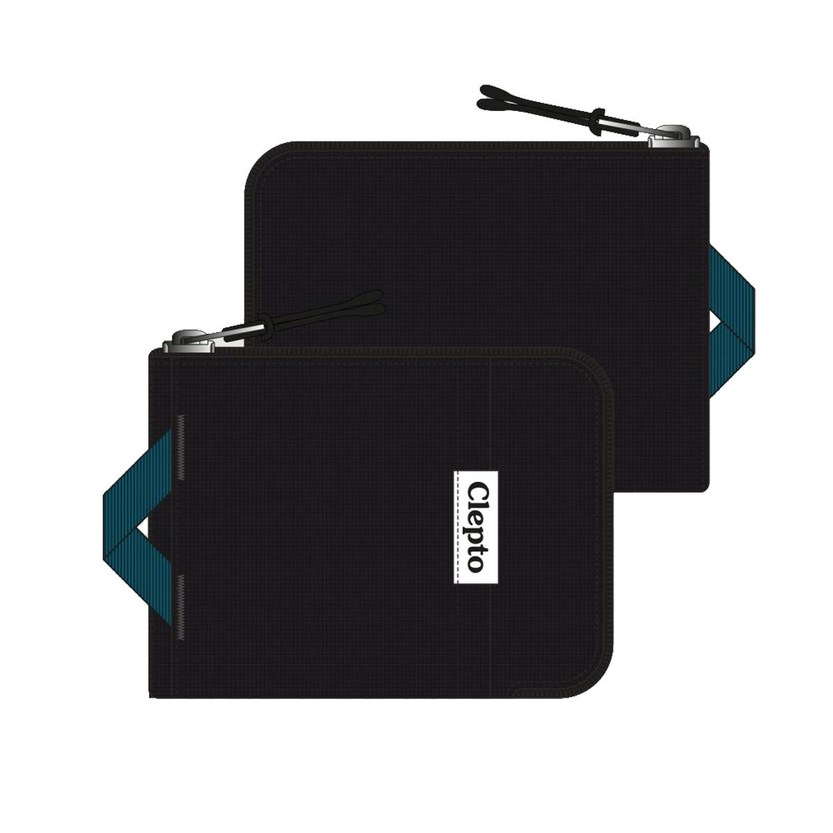 Cleptomanicx Wallet "Mini Skate" Black
