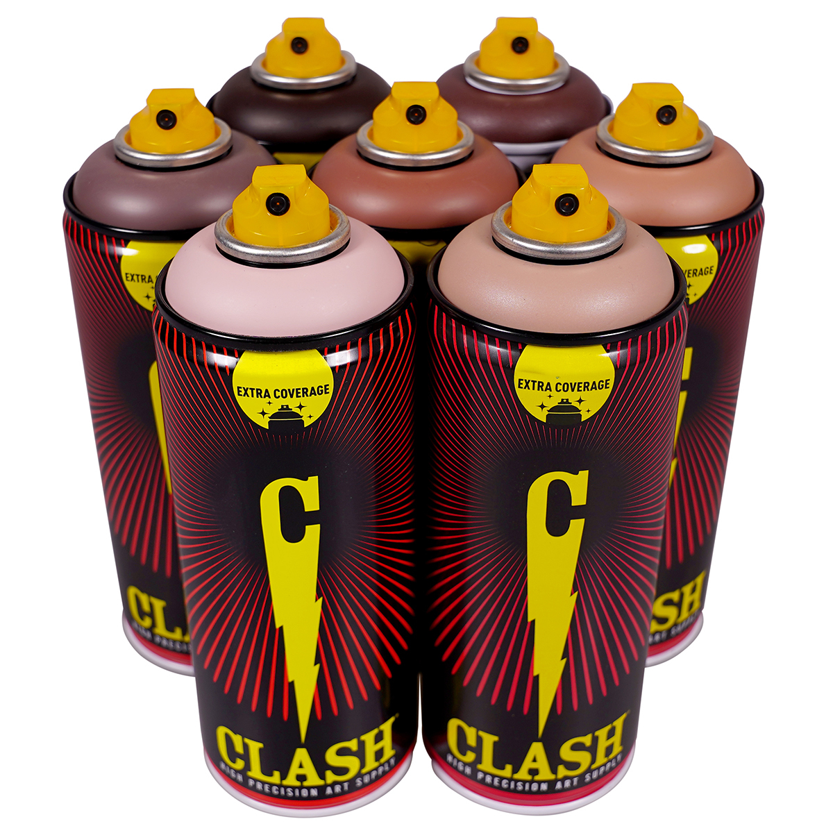 Clash "Color Serie 18" Coffee Tones (7x400ml)