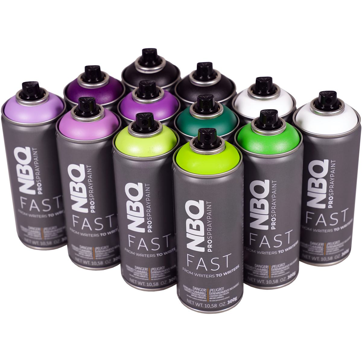 NBQ "New Fast" 12er Box Violet Green (12x400ml)