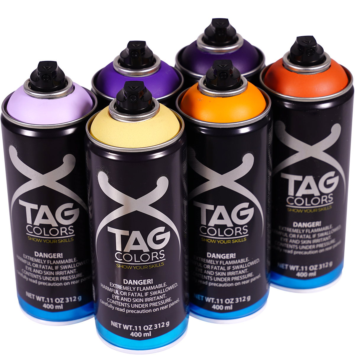 TAG Colors "Show Your Skills - Acid Blossom Sixpack" (6x400ml)