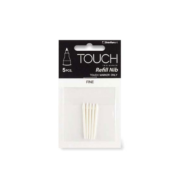 Ersatzfilze "New Touch Twin Marker Fine" (1mm) - 5 Stk.