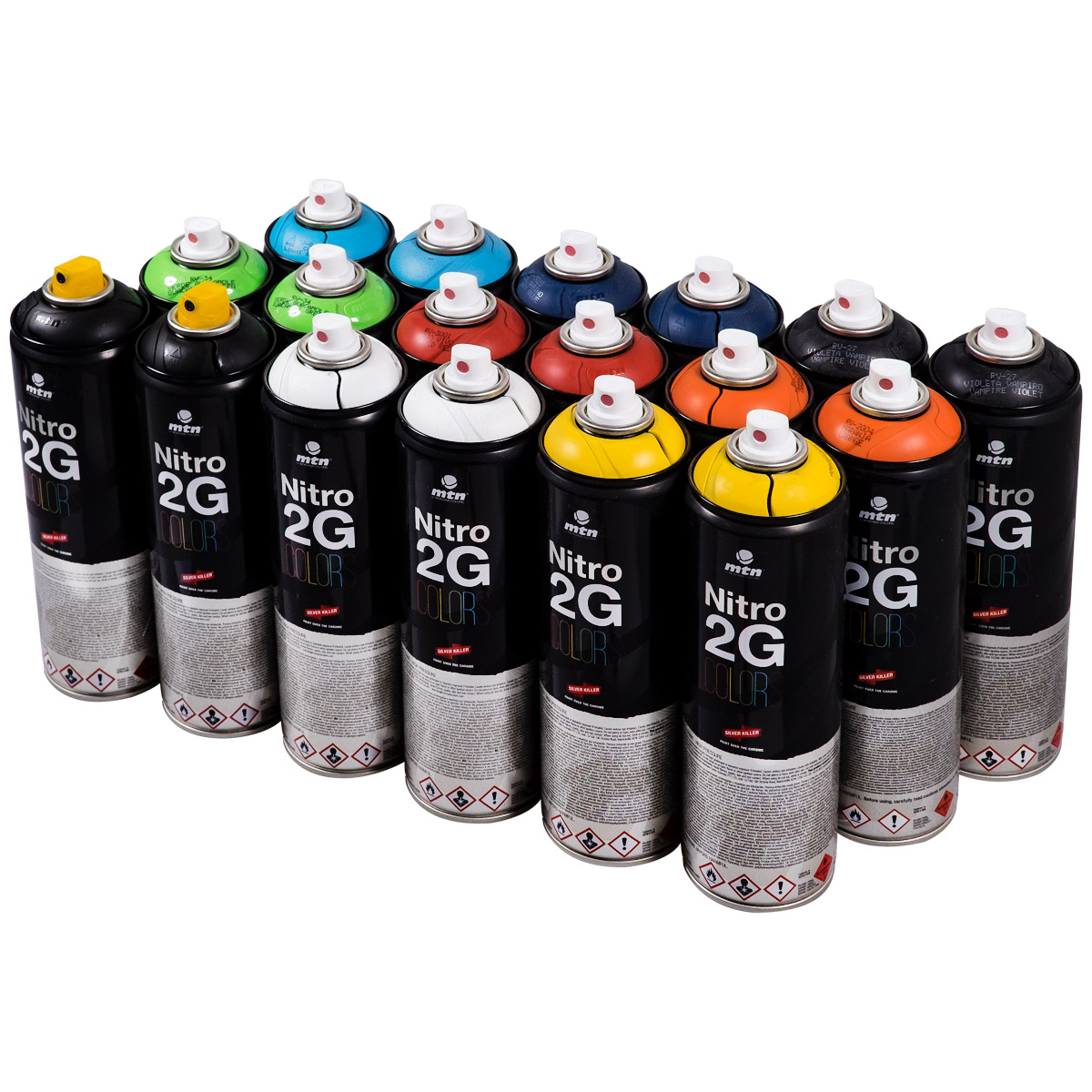 MTN "Nitro 2G 18er Paint Box - Mixed Tones" (18x500ml)