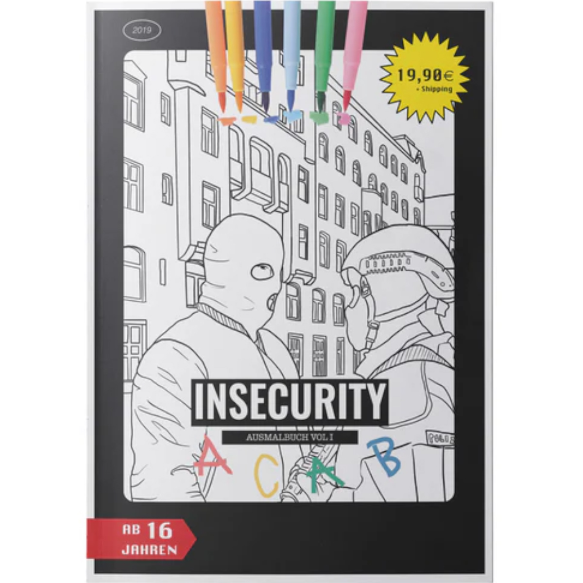 Ausmalbuch "Insecurity Vol. 1" ( A4)