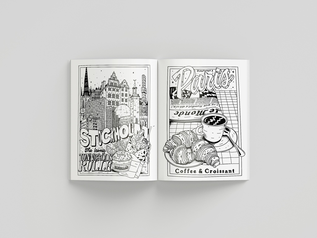 Street_Food_Coloring_Book_2 Ausmalbuch "Street Food" Coloring Book
