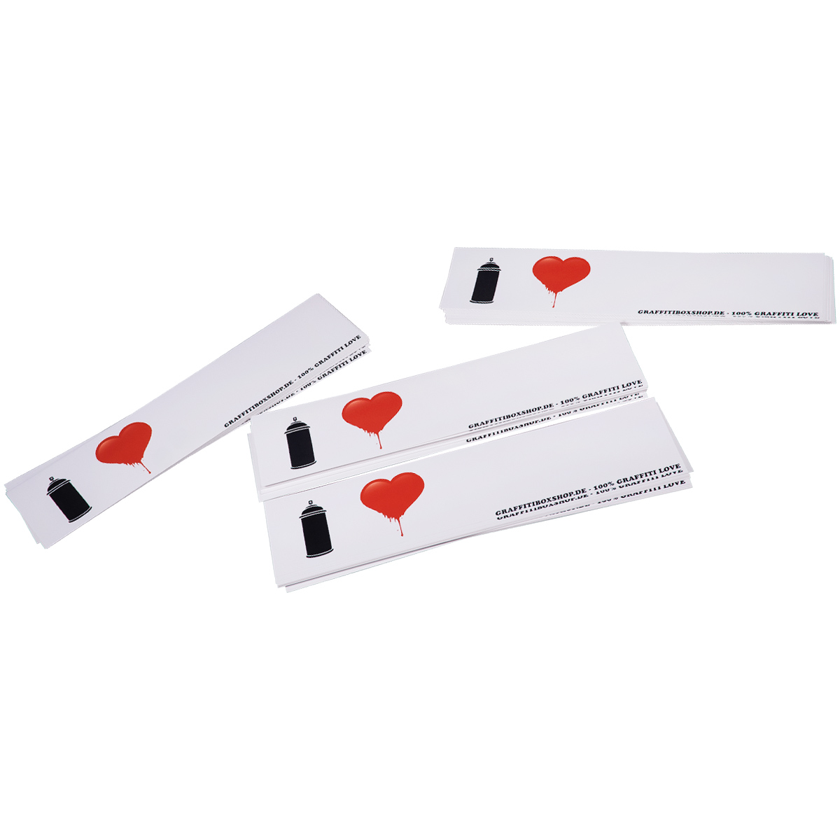 Graffitibox Stickerpack "100% Graffiti Love" 100er Set (7x30cm)