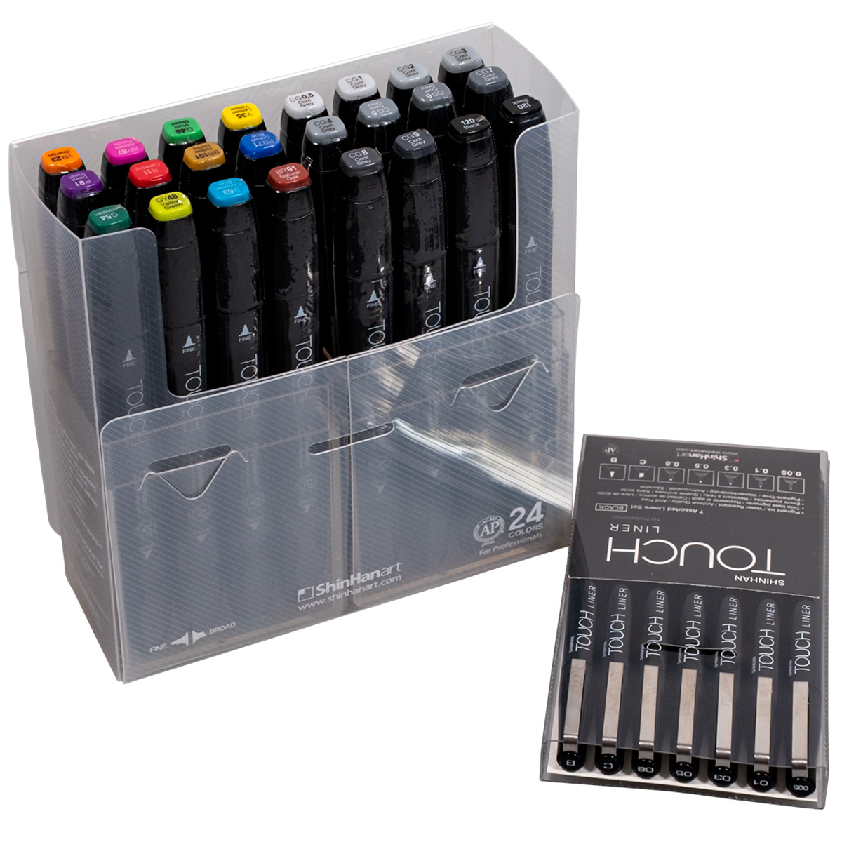 Touch "Twin 24er & Liner Black 7er Set"