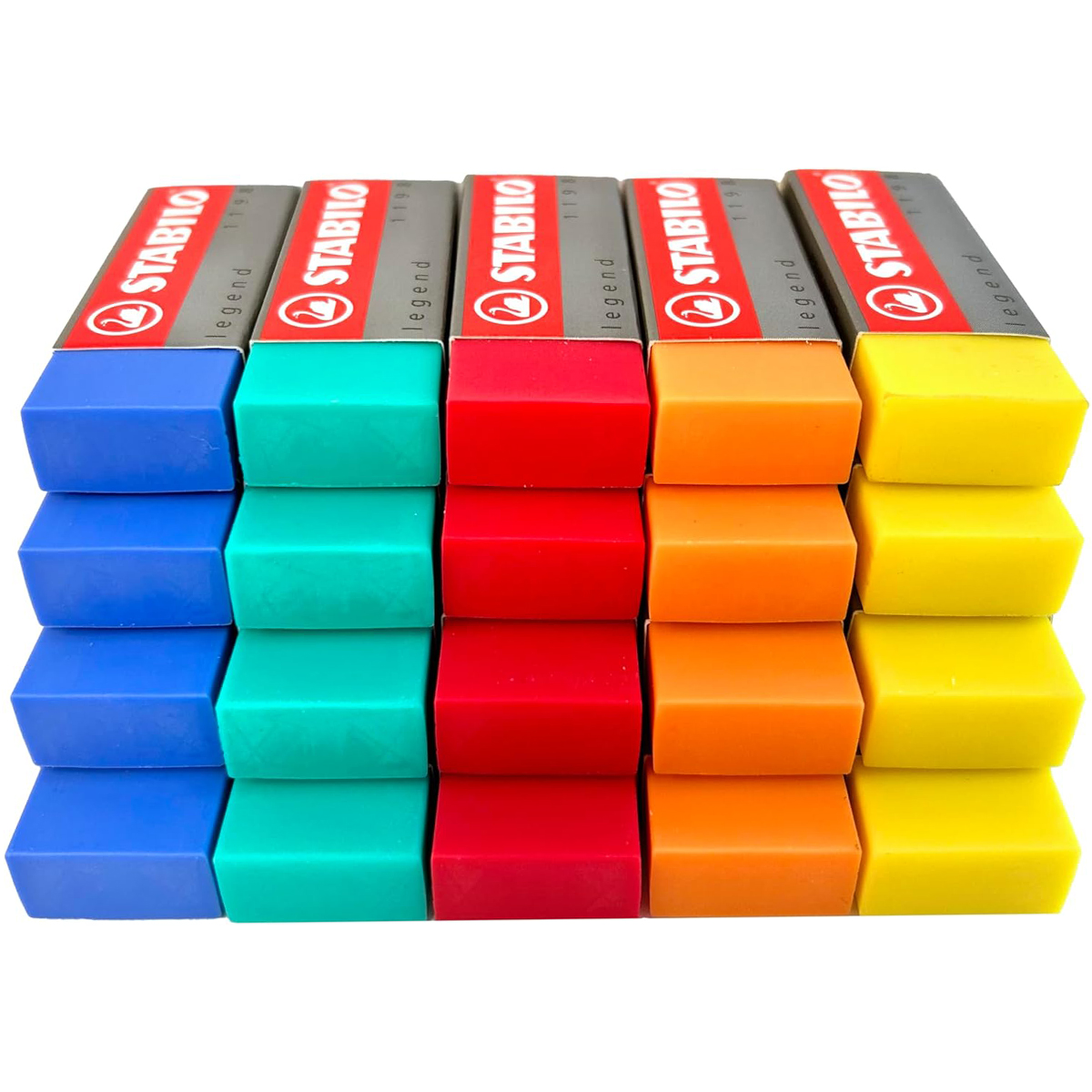 Stabilo Radiergummi "Legend" (Farbauswahl zufällig)