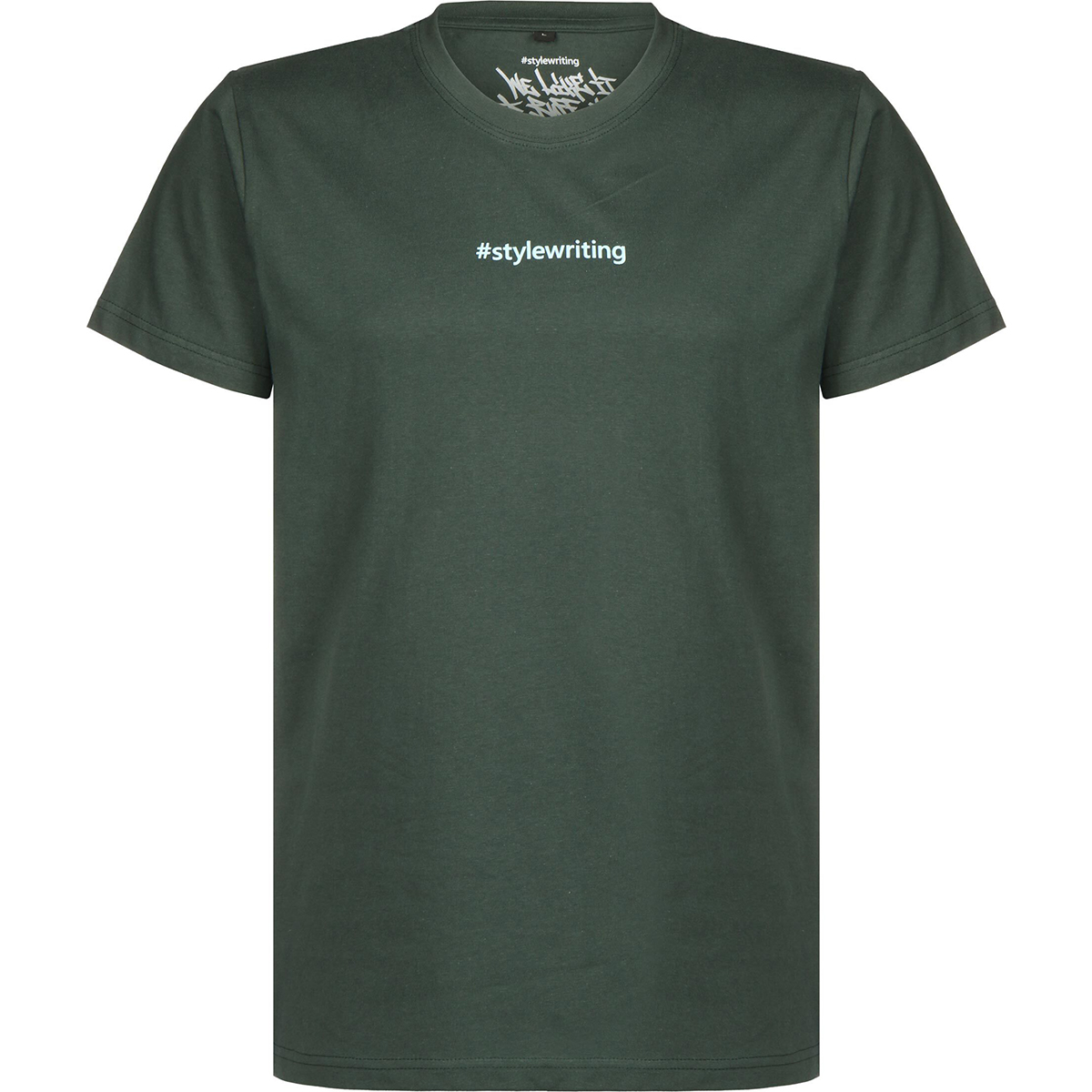 #Stylewriting T-Shirt "Logo" Darkgreen/Aqua