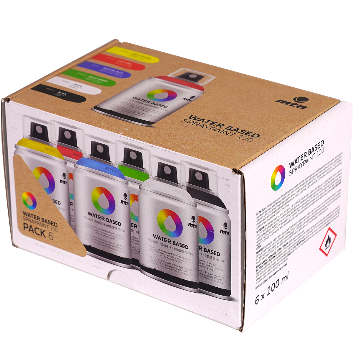 MTN "Water Based Workshop 6er Pack" (6x100ml)