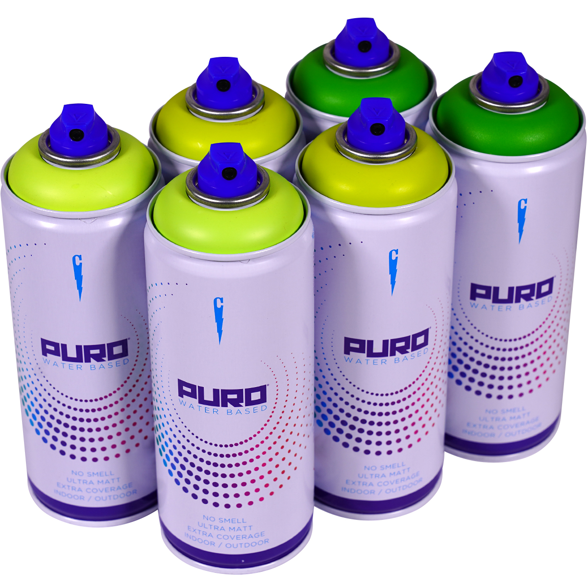 Clash "Puro" Water Based - Fresh Lime Tones (6x400ml)