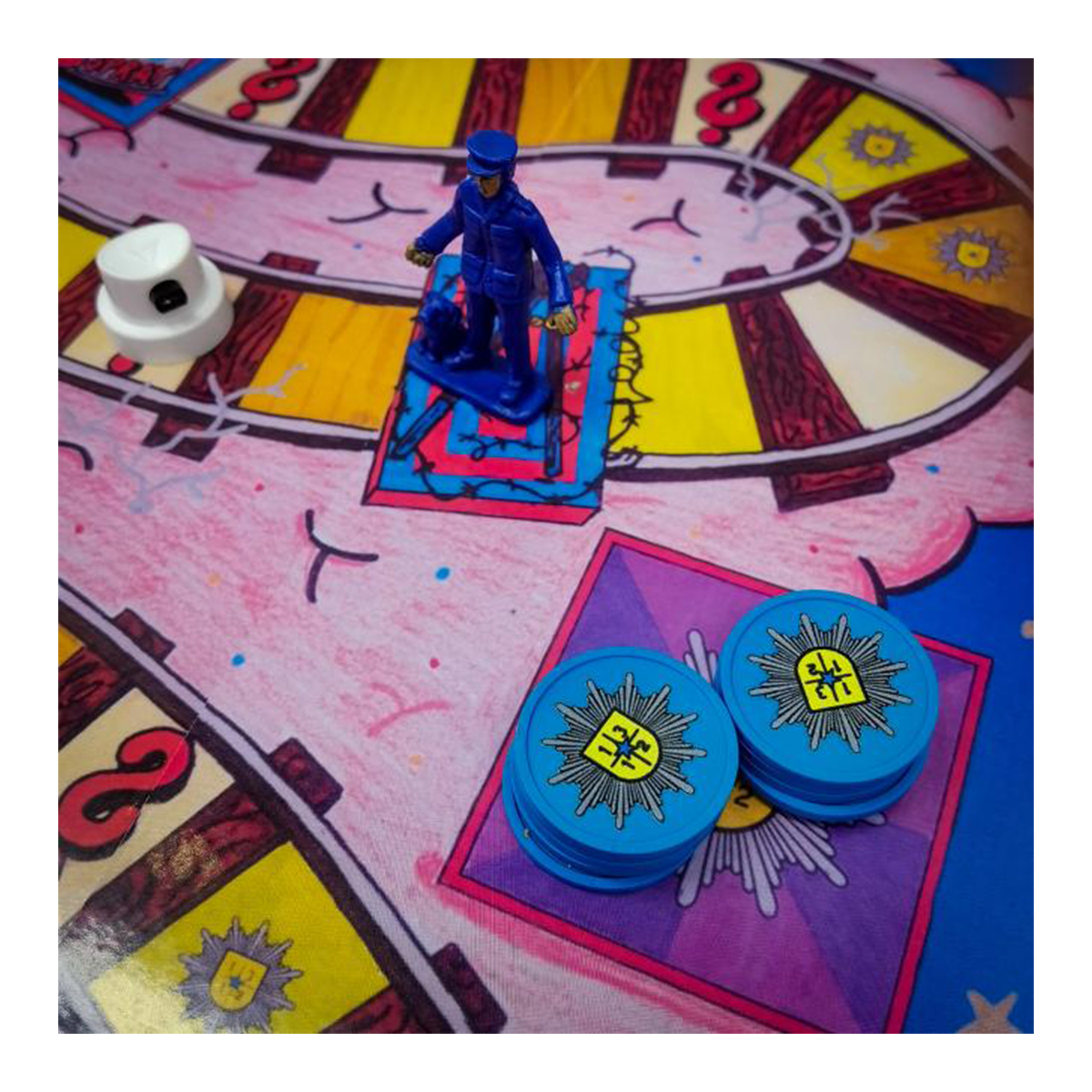 Brettspiel "All City - Das Trainwriting Brettspiel" (58x58cm)