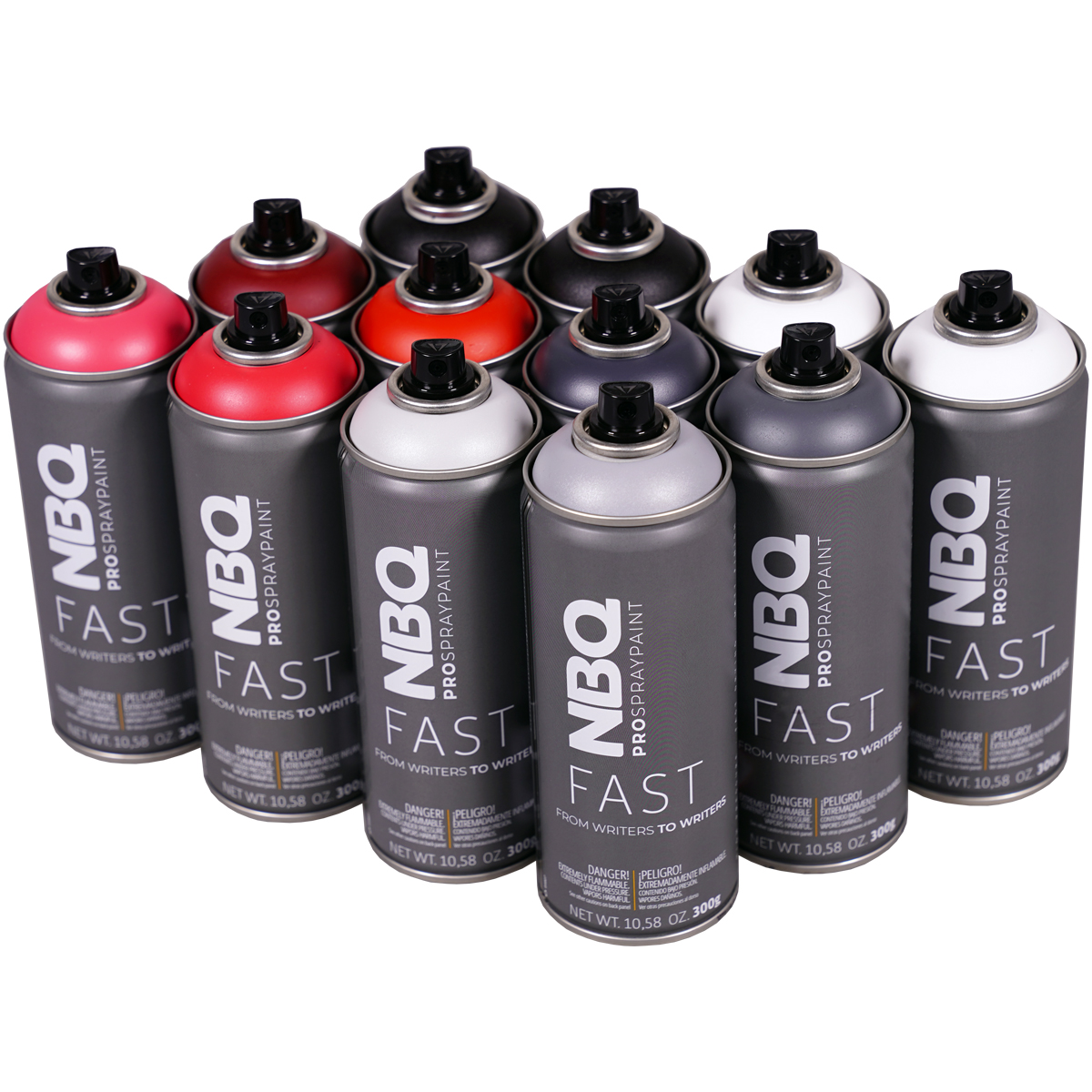 NBQ "New Fast" 12er Box Red Grey (12x400ml)