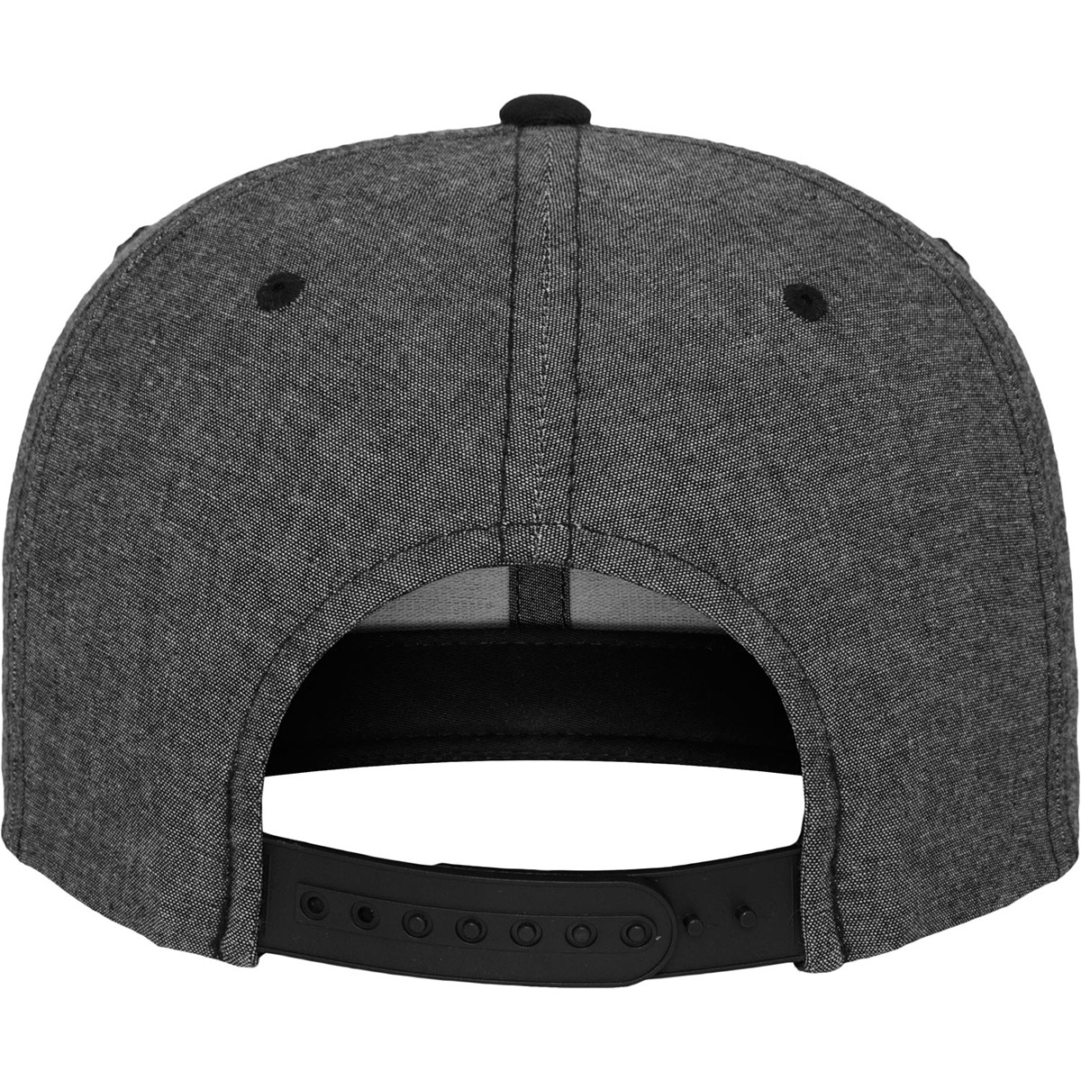 flexfit_cap_chambray_suede_snapback_black_grey_2 Flexfit "Chambray Suede Snapback Cap" Heather Grey/Black
