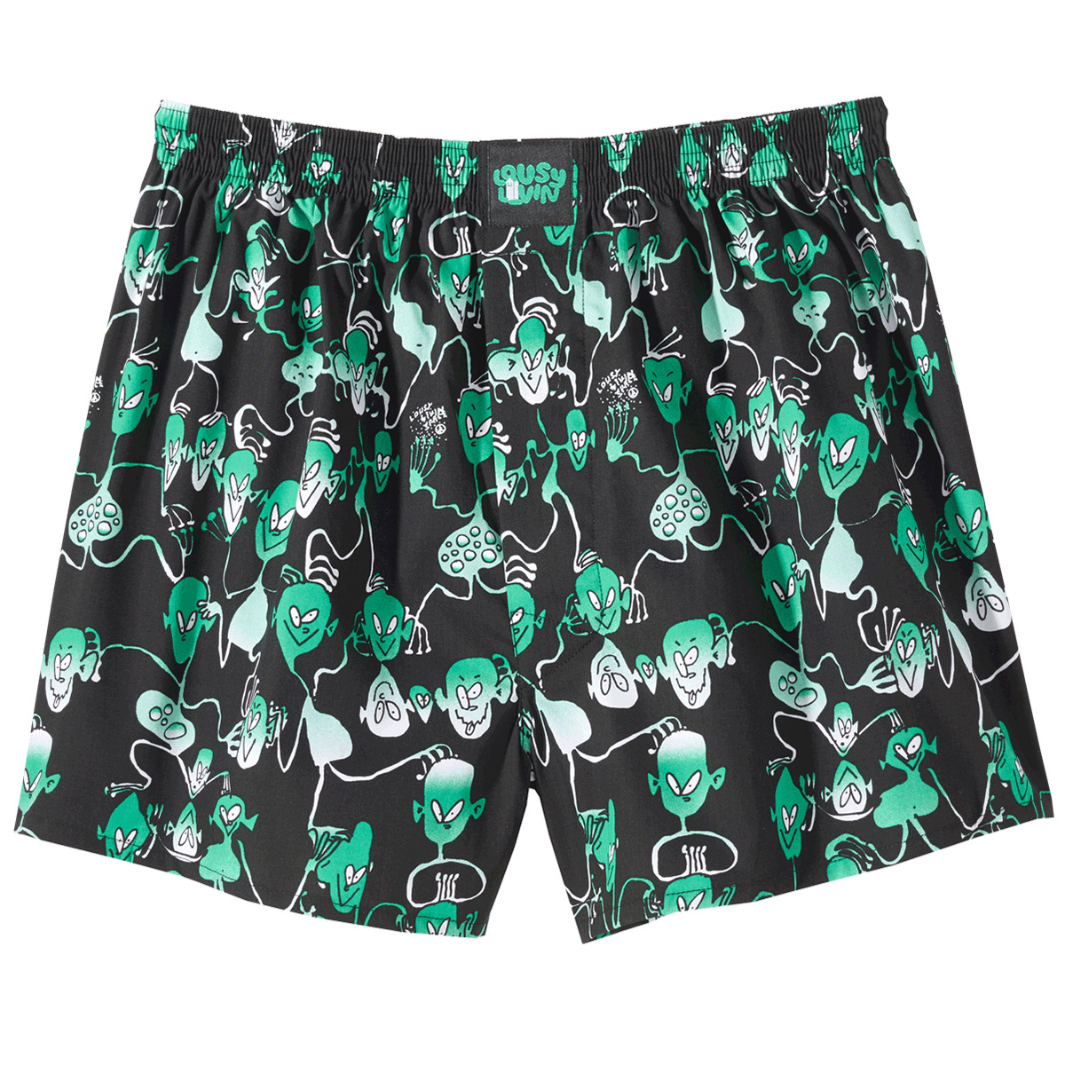 Lousy Livin Boxershorts "Alien" Black