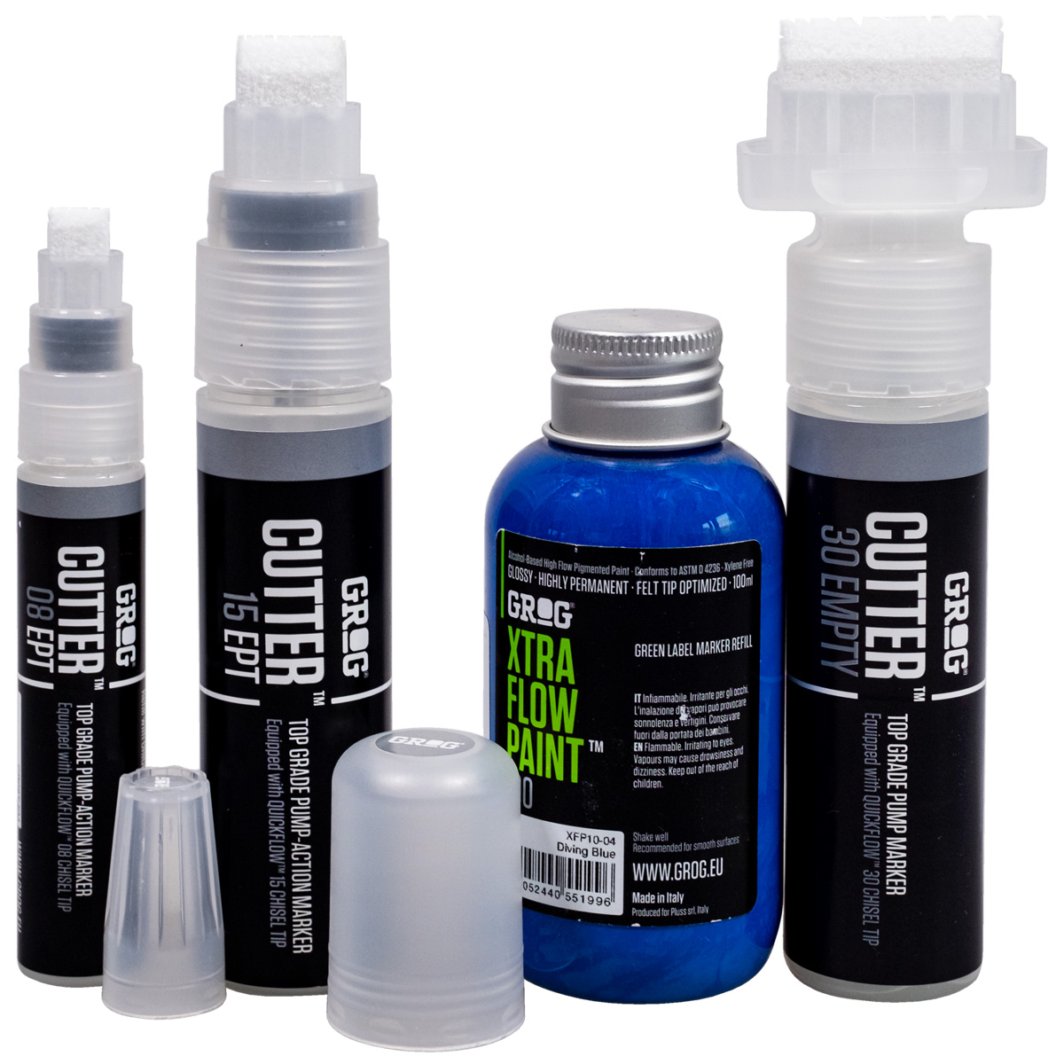 Grog "Cutter Marker Refill Set - Blue"