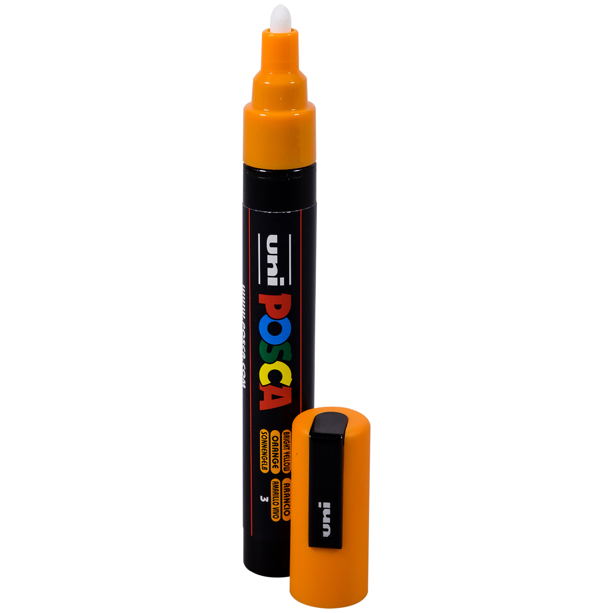 Uni Posca "PC-5M" Marker - Bright Yellow (1,8-2,5mm)